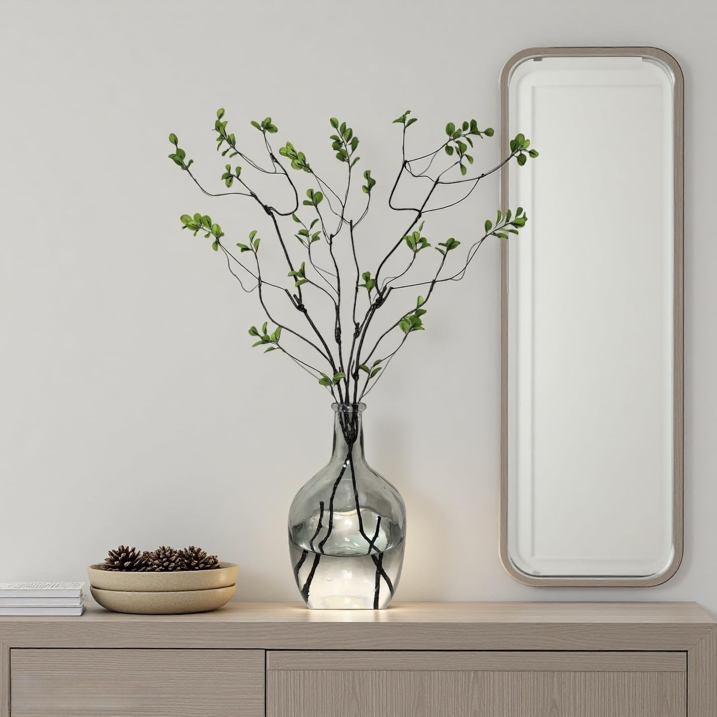 4pcs Long Faux Stems for vase,47.2 Inch Fake Branches for vase Filler Decorat…