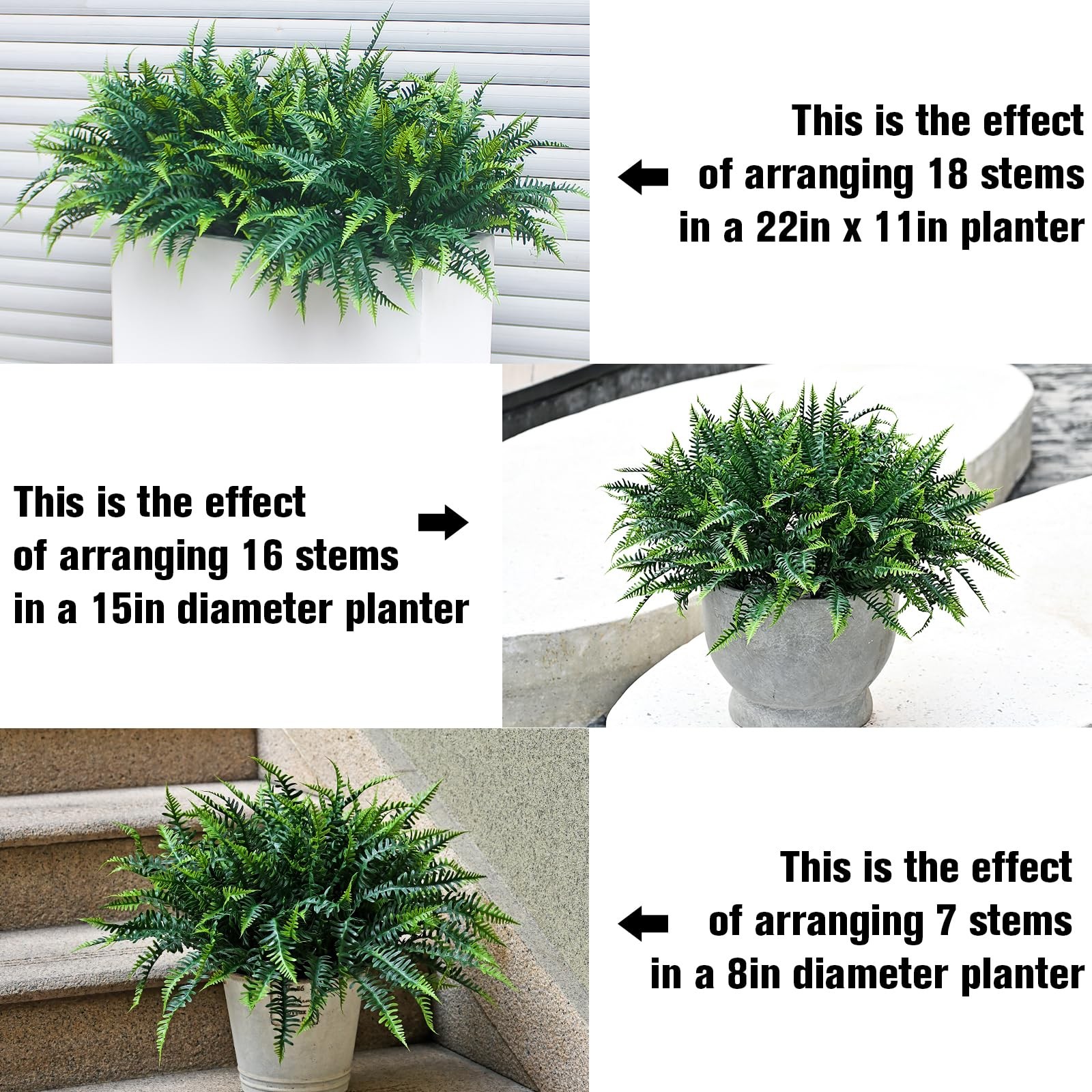 Best alyptus UV Resistant Fake Plants, 16 Bundles Artificial Plants Greenery