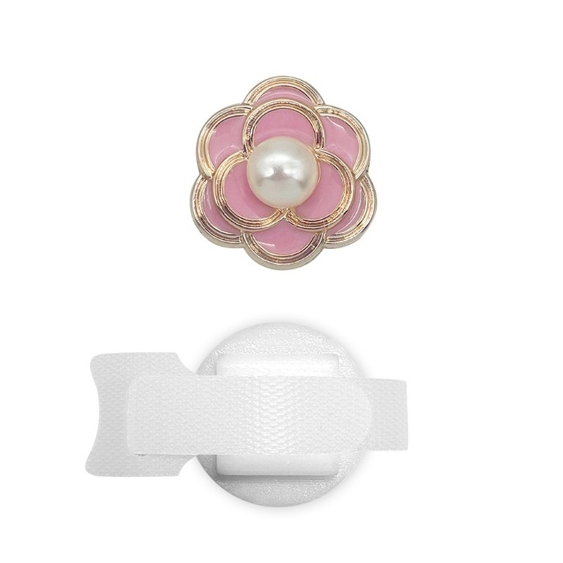 2 Piece Lovely Enameled Floral Headphone Accessory Perfect For Gift Giving