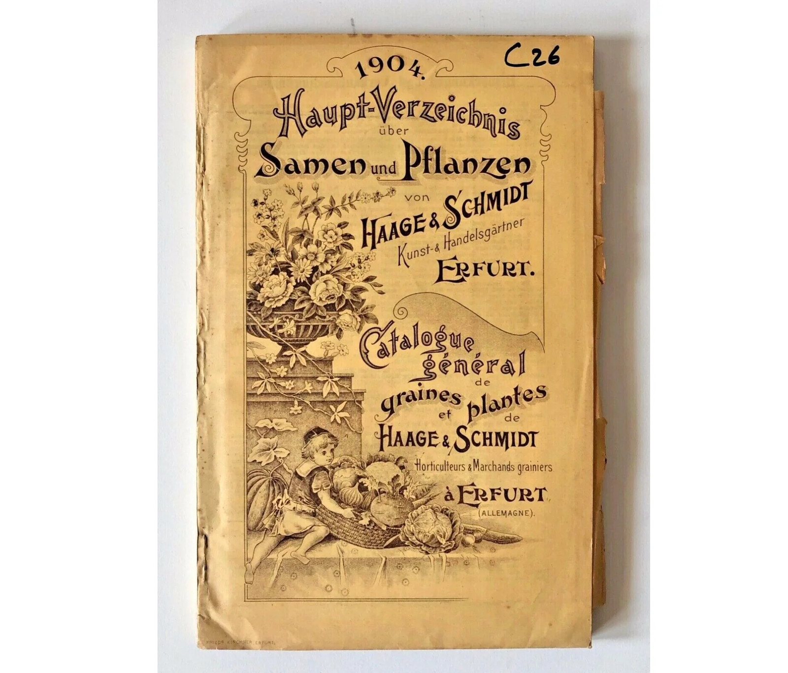 Haage & Schmidt 1904 Haupt-Verzeichniss Samen und Pflanzen – box21_21 –