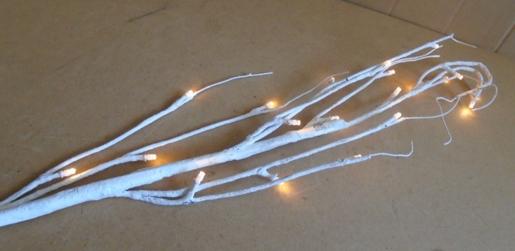 Evergreen LED Birch Branch Pack of 2 (battery operate)