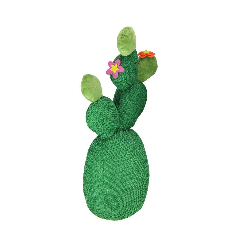 15 In. Plush Artificial Cactus Plant Table Top Decoration