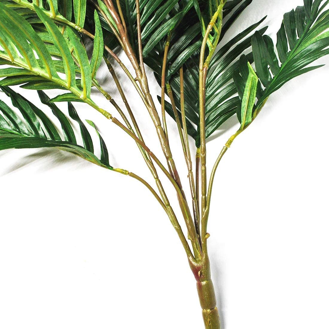 Artificial Plants Palm Leaves Green Greenery Tree Faux Fake Tropical Large Le…