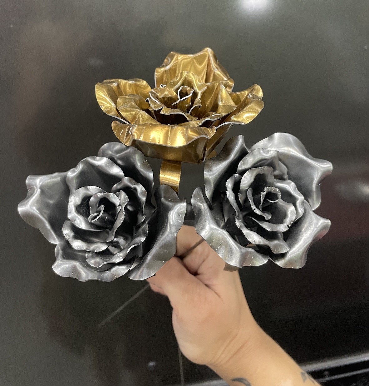 Handcrafted Metal Roses- $20 per Rose