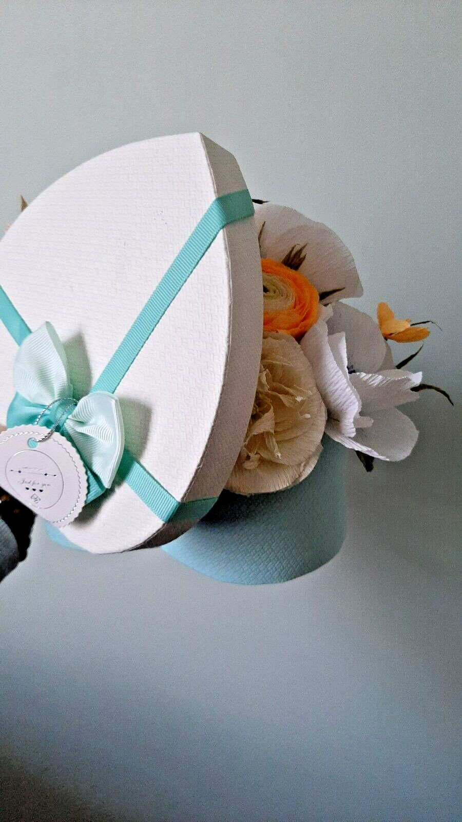 Colorful Paper Flower Bouquet Handmade Artificial Flower Bouquet gift for a spec