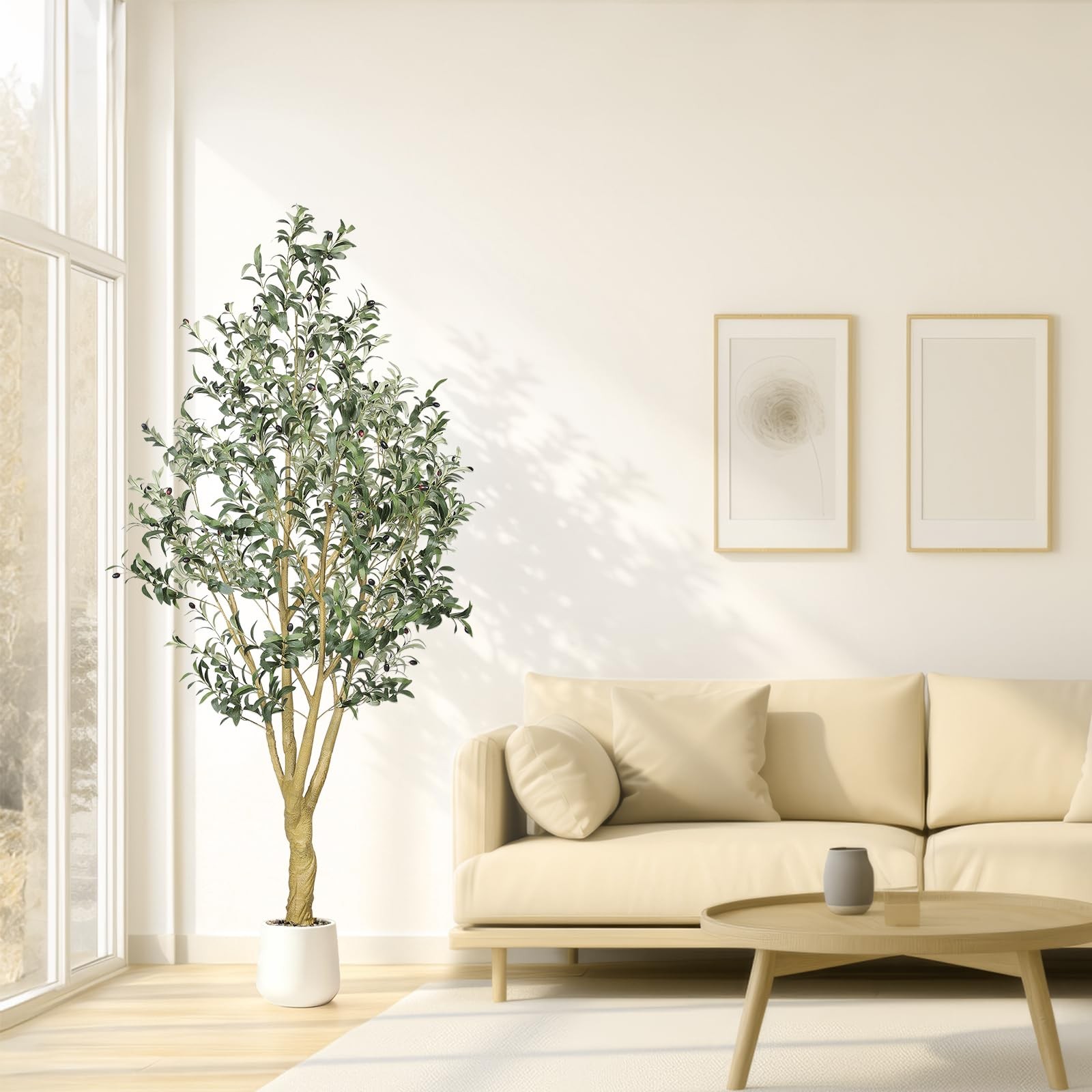 Artificial Olive Tree 7FT Faux Plants for Home Office Indoor Decor