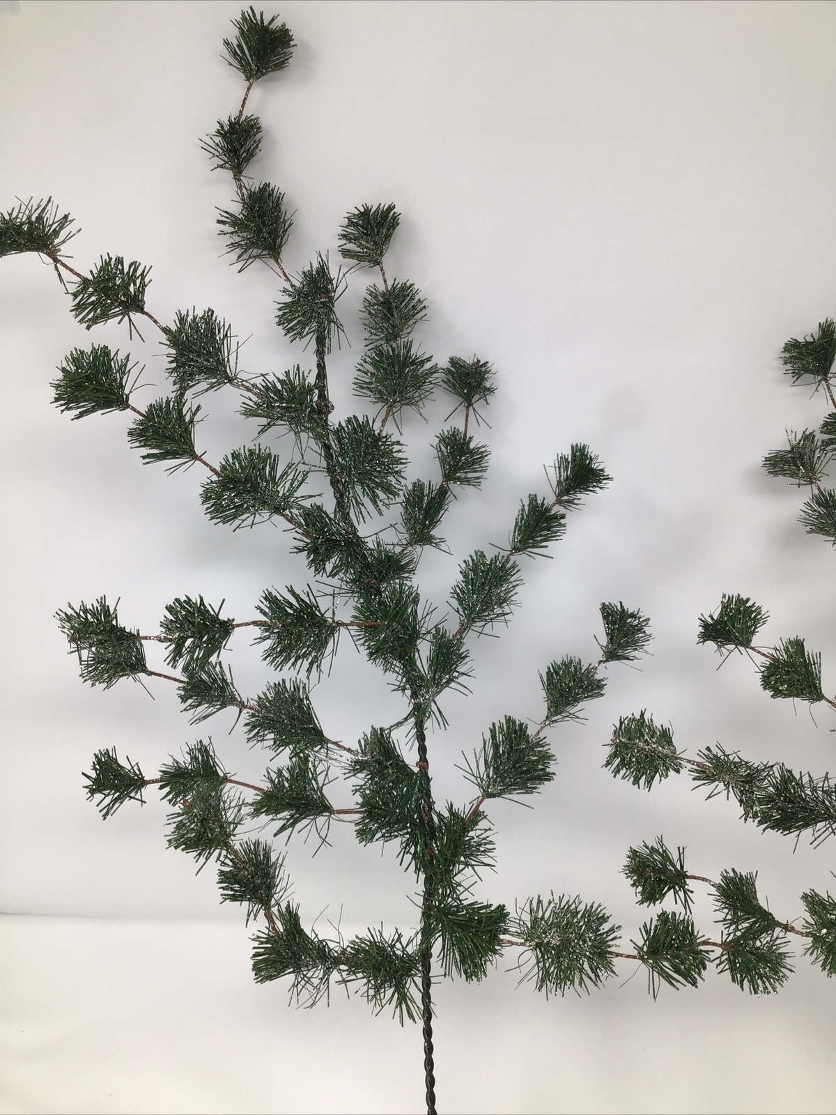 Pine Floral Pick Flocked 25” Arrangement Basket Vase Filler 2 Picks Artificial
