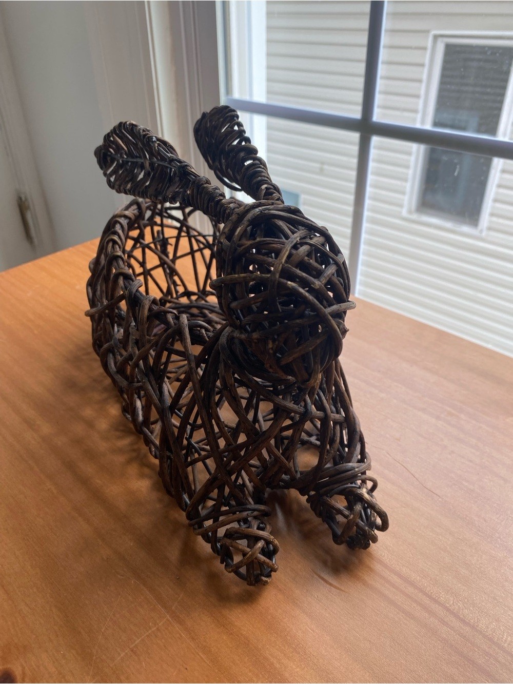 Pier One Wicker Rabbit Basket