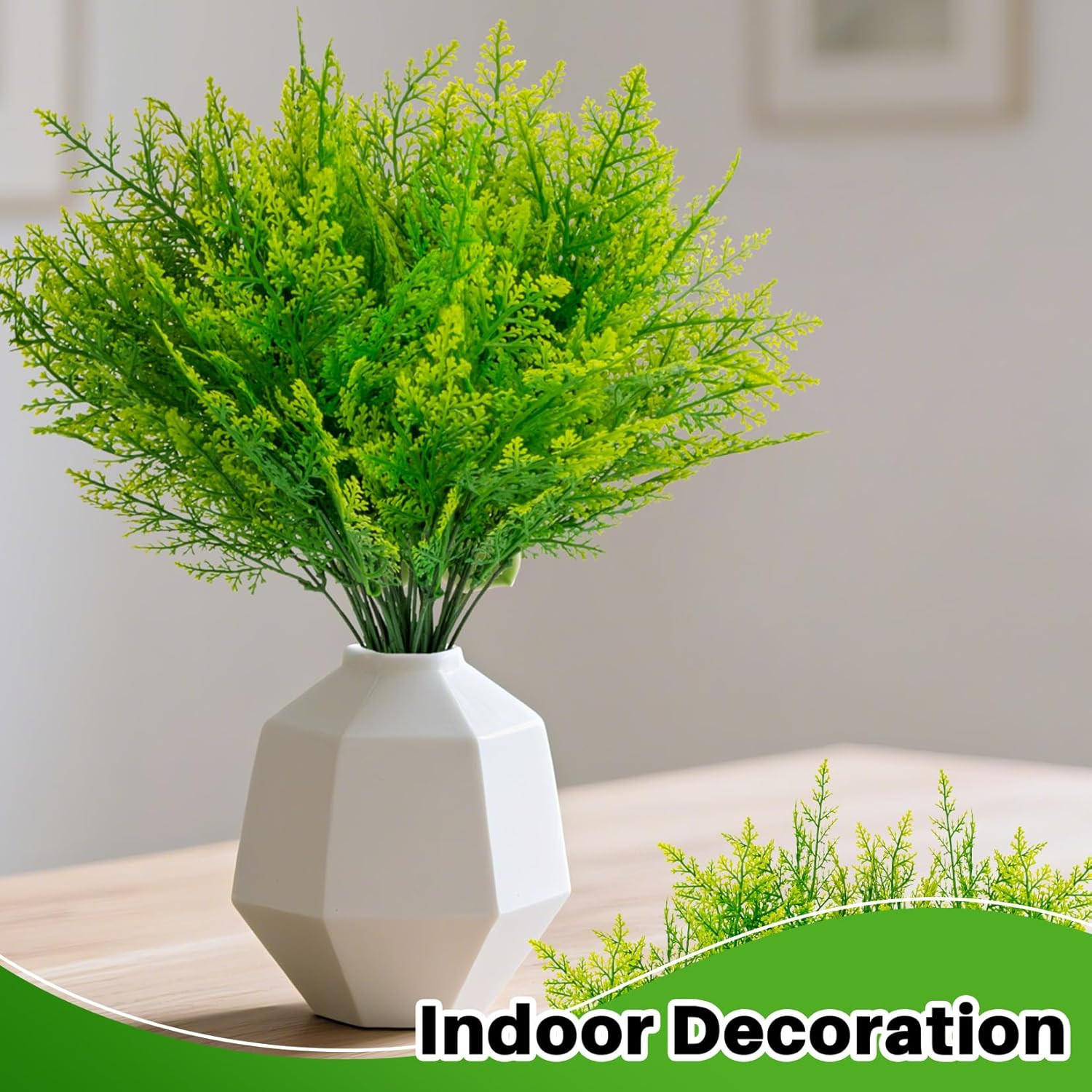 5PCS Fake Ferns – Fake Plants Artificial Plants Indoor Outdoor Faux Plants for o