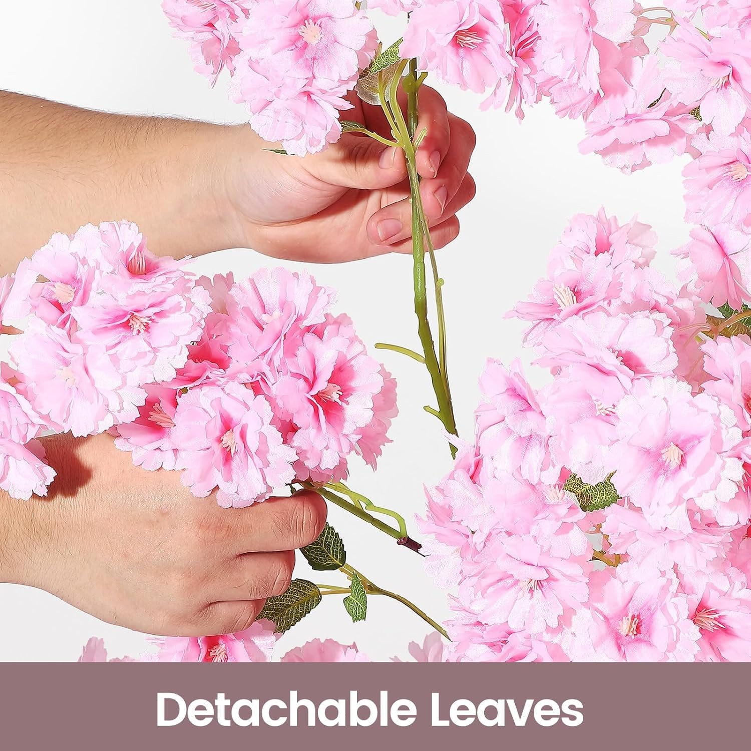6FT Artificial Cherry Blossom Tree: Pink Faux Flower Tree for Home Wedding Decor