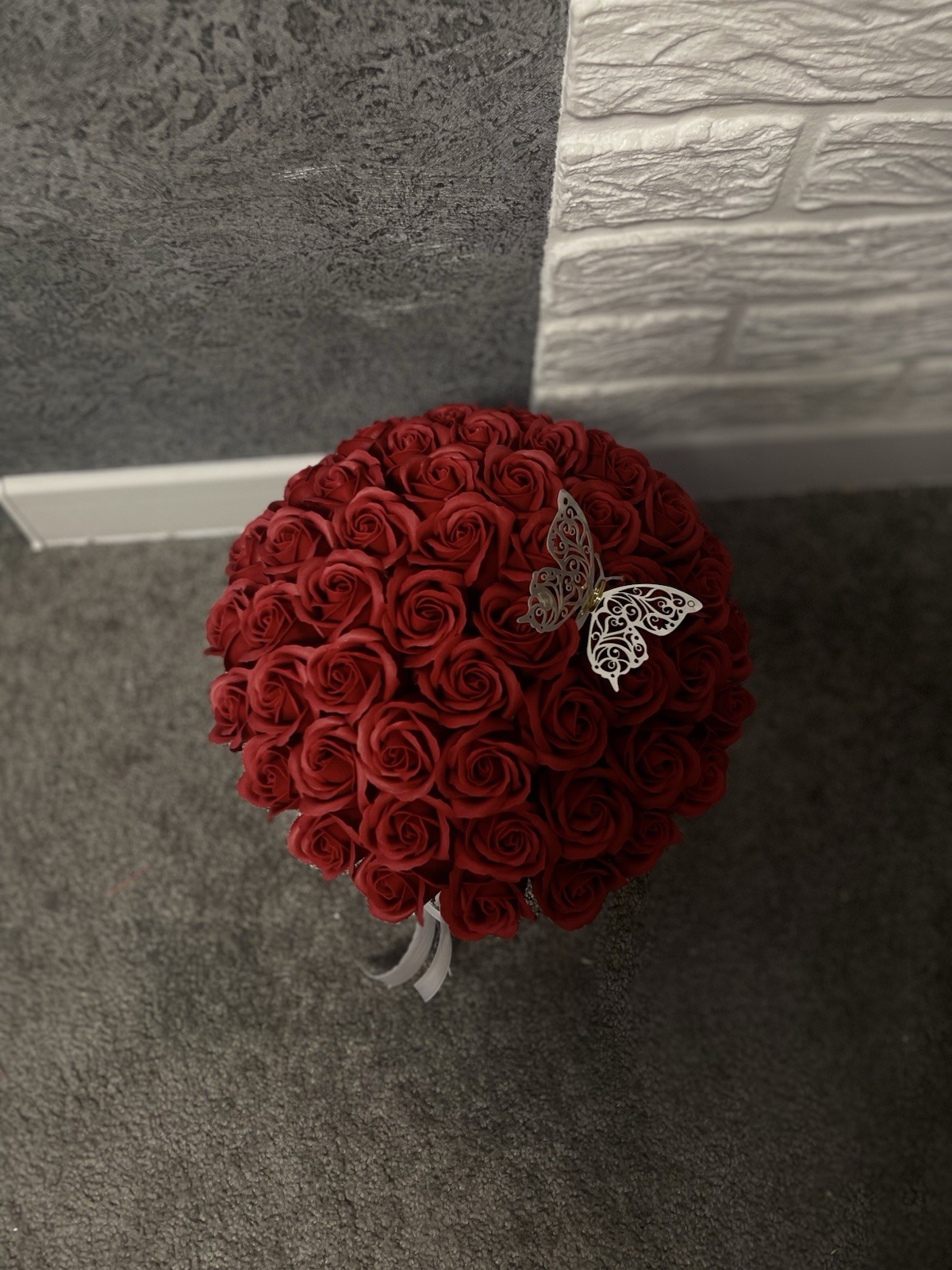 Soap Flower Box 51 Roses – Round Box Luxury Gift