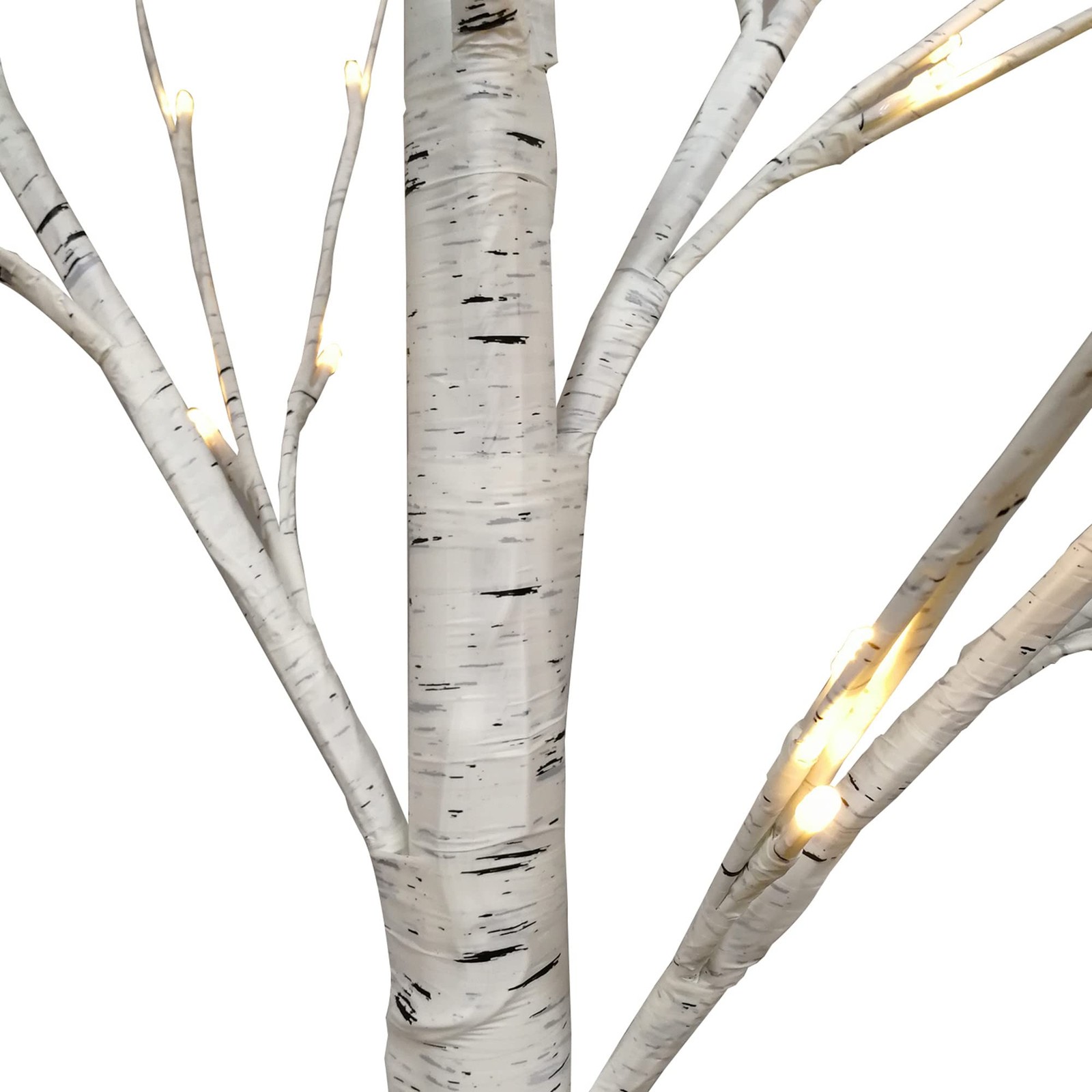 LINKROMAT Lighted Birch Trees, 4FT 5FT 6FT48 56 96LED Prelit Birch Tree with …