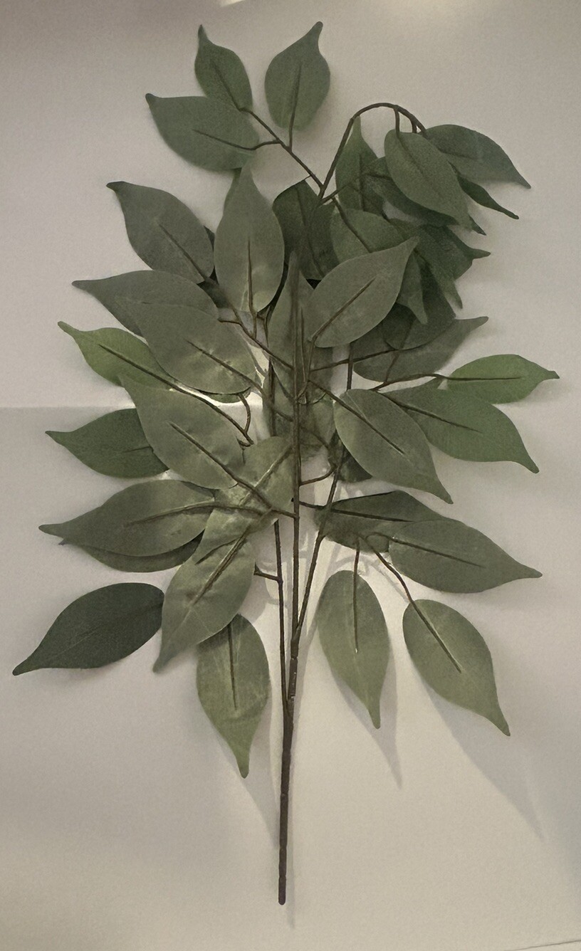 11Pcs Artificial Leaves Fake Ornaments Decors Leaf Branch-Realistic Leaves