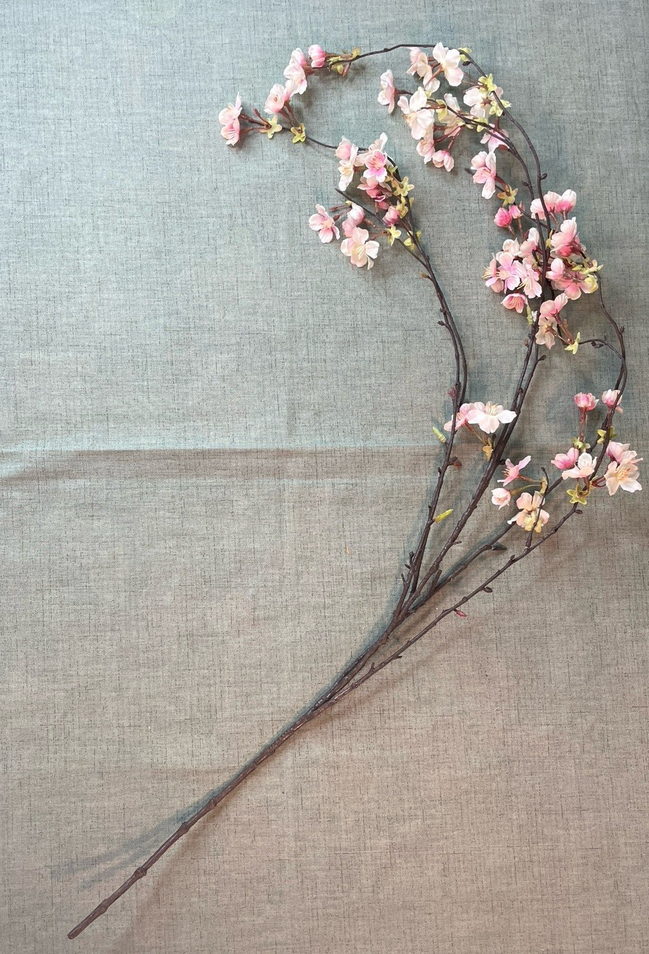 Faux Weeping Cherry Blossom Branch Weeping Pink Artificial Flower – 7 Branches
