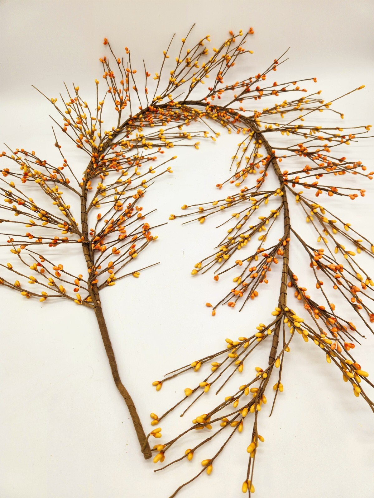 EV-1009R Pip Berry Garland in Orange & Mustard Color 54″ – 60″ Fall Garlands