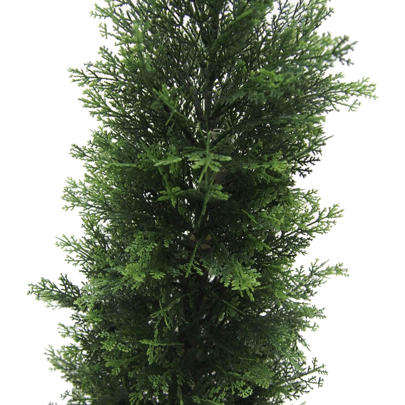 Vickerman 3′ Contemporary Plastic Artificial Potted Cedar Tree in Green