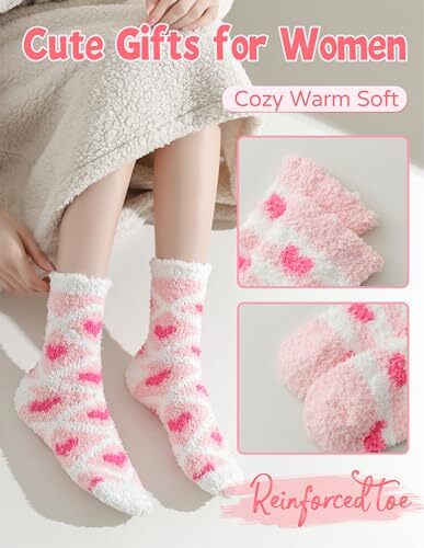 Warm Cozy Valentines Gifts for Her Girlfriend Wife Women Girls-Fluffy Soft