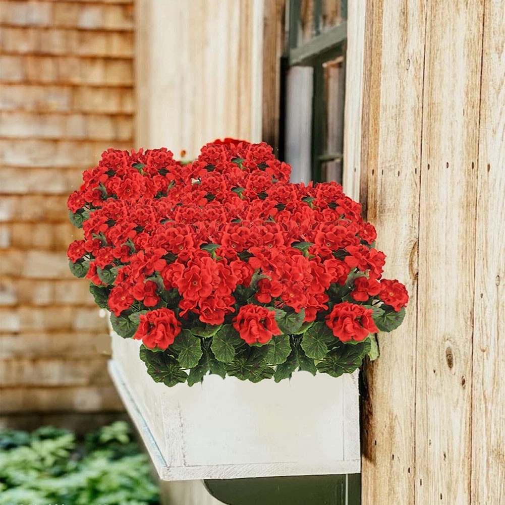 Easy to Style and Low Maintenance Artificial Geraniums for Beautiful Decor