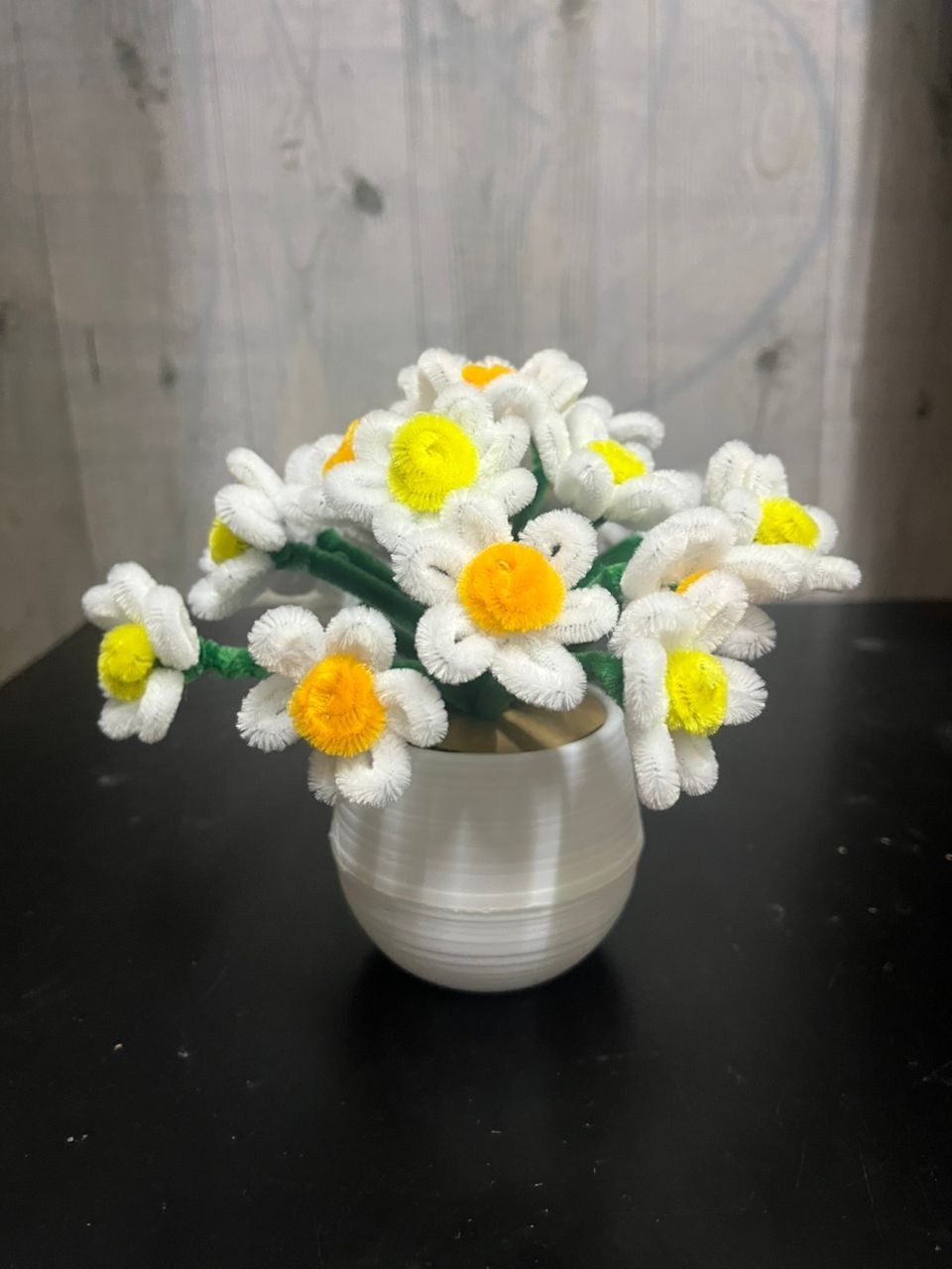 Pipe Cleaner Flowers Bouquet Handmade Twist Stick Bouquet Gift -ready stock