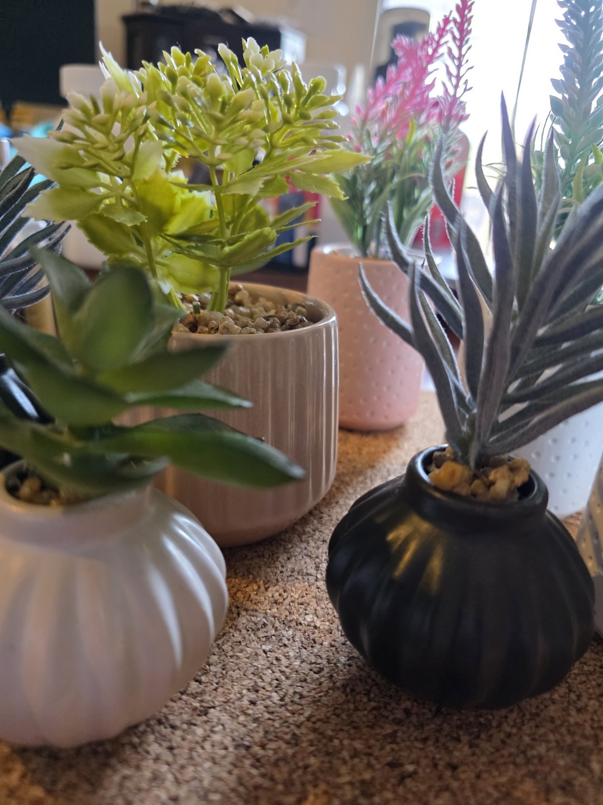 8Pcs Artificial Succulents Plants Indoor Decor in Pots Fake Faux 4in – 6in