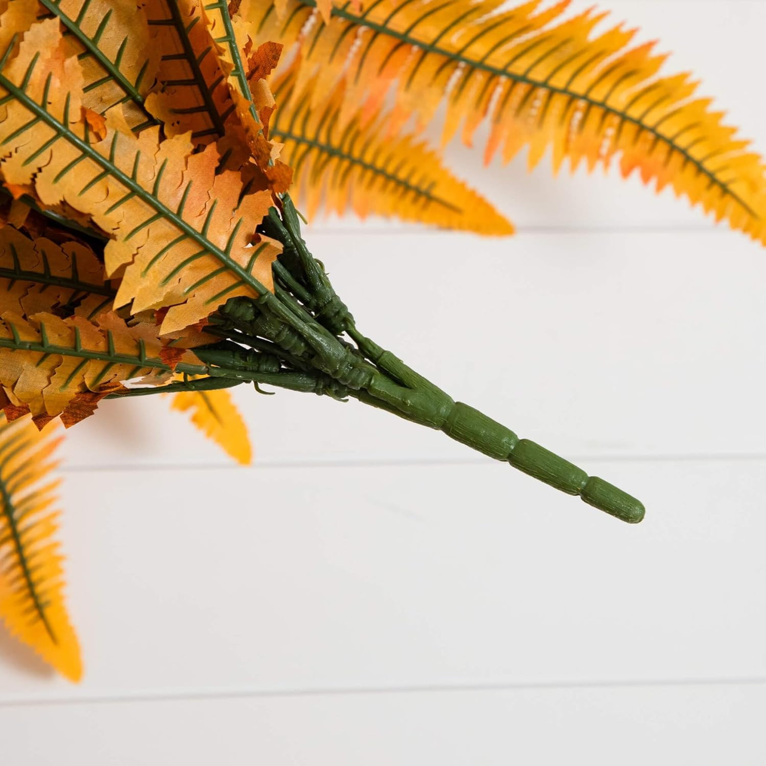 48-Inch Autumn Artificial Fall Boston Fern Set of 2 – Harvest Season Foliage Mim