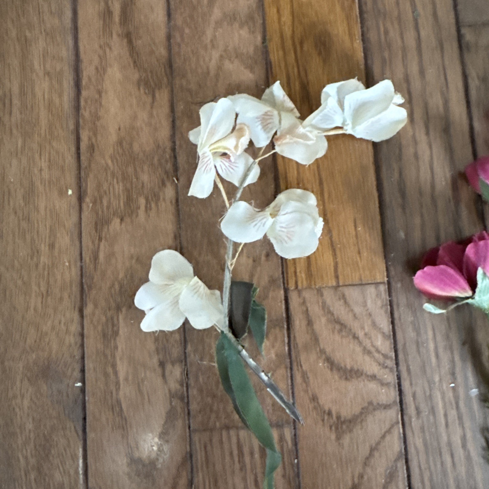 10 Vintage 1970s Artificial Flowers Dogwood Iris Peony Anemones Dahlia Magnolia