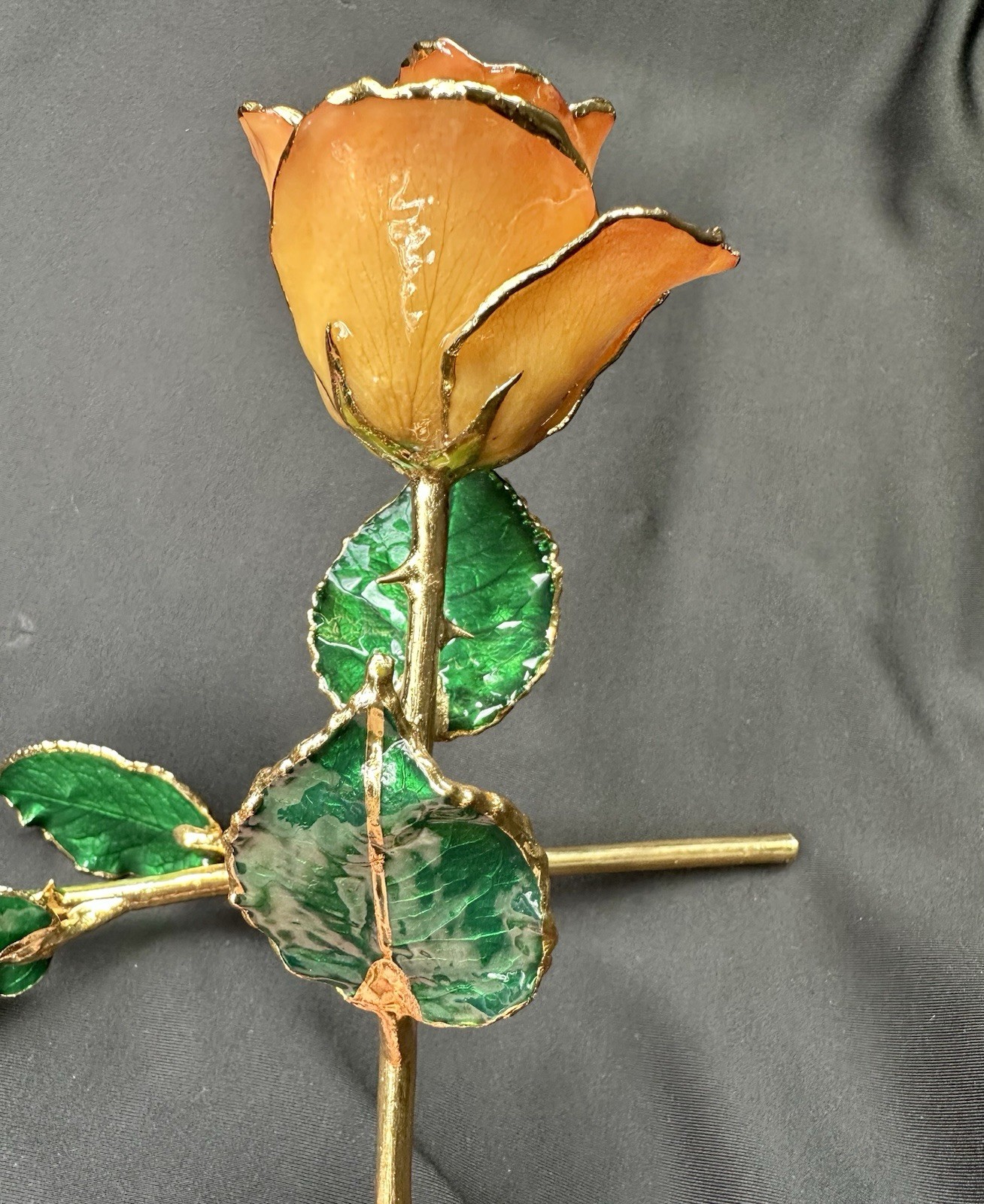 The Forever Rose 11” Real Rose Dipped in 24K Gold Valentines Day Gift – Lot Of 3