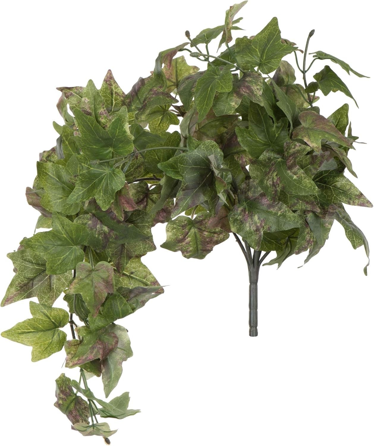 Artificial Ivy Bush 25 Inch Indoor Hanging Green Foliage Durable Polyester