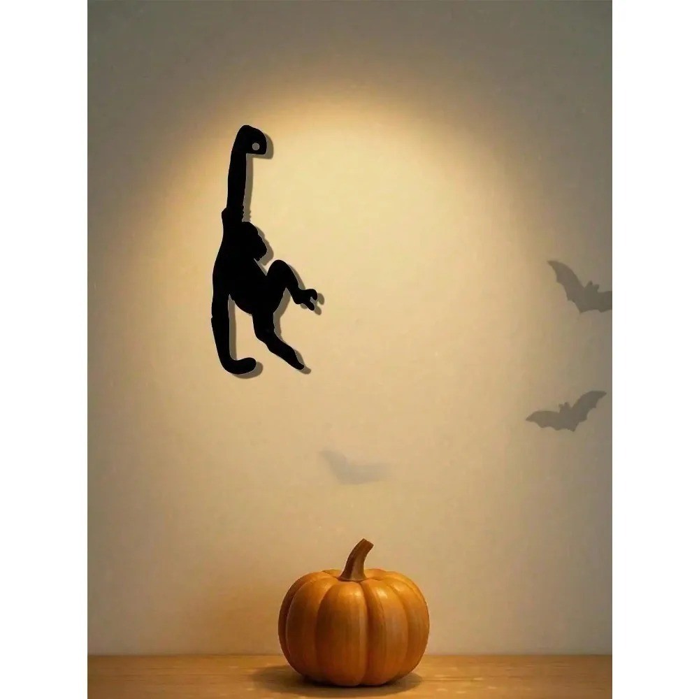 Monkey Cat No-Drill Adhesive Wall Hooks Removable Organizer for Keys Coats
