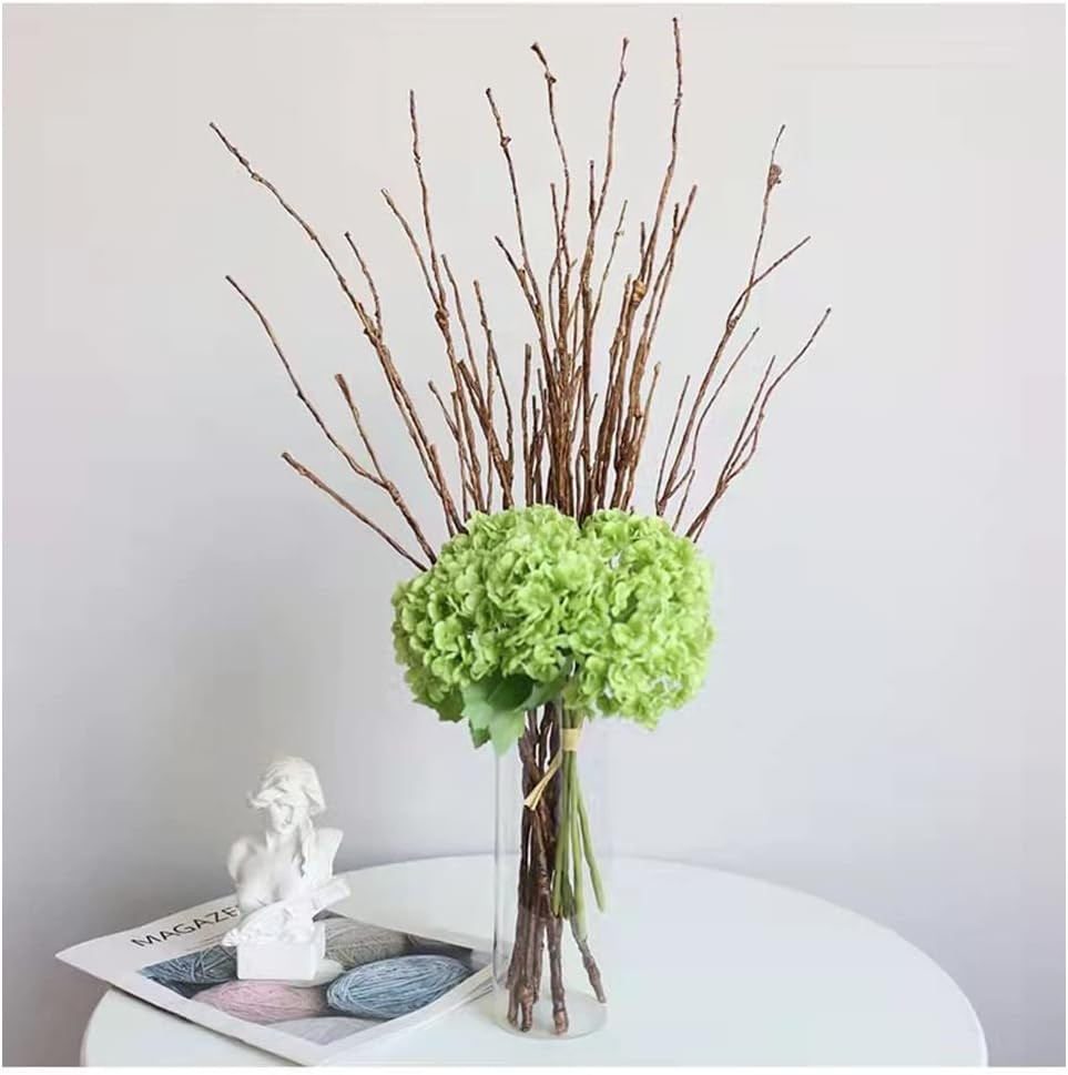 5PCS Artificial Lifelike Curly Willow Branches Decorative Dried Birch Twigs 2…
