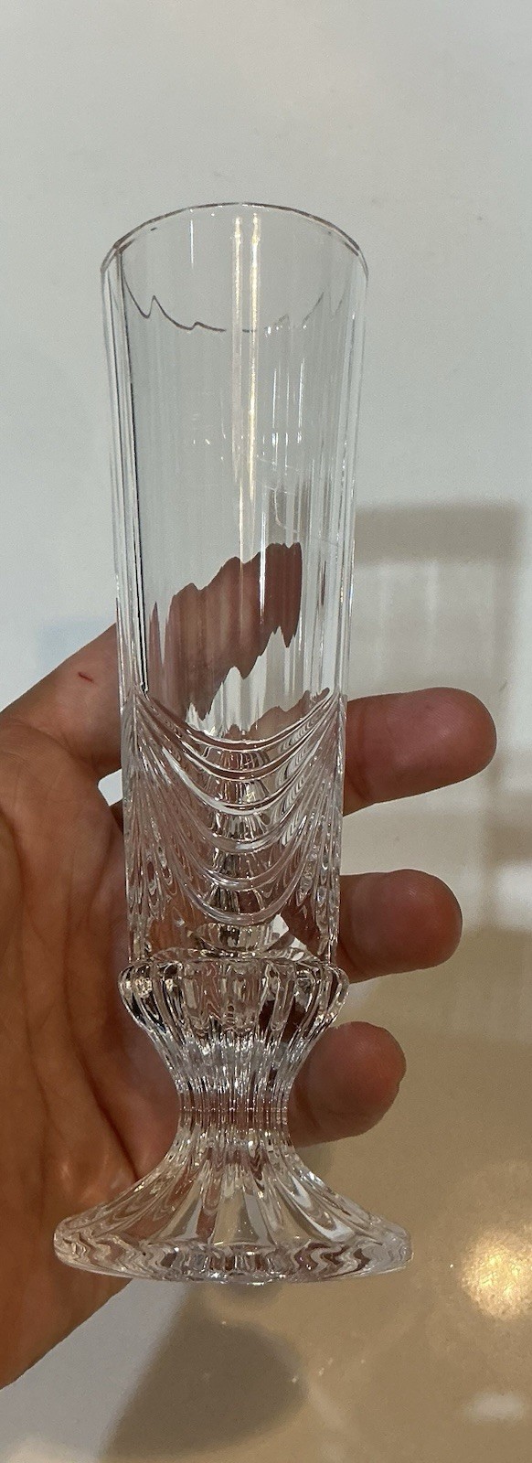 Bud Vase RCR Royal Crystal Rock 6.7 in. “Aurea” Vintage 80´s