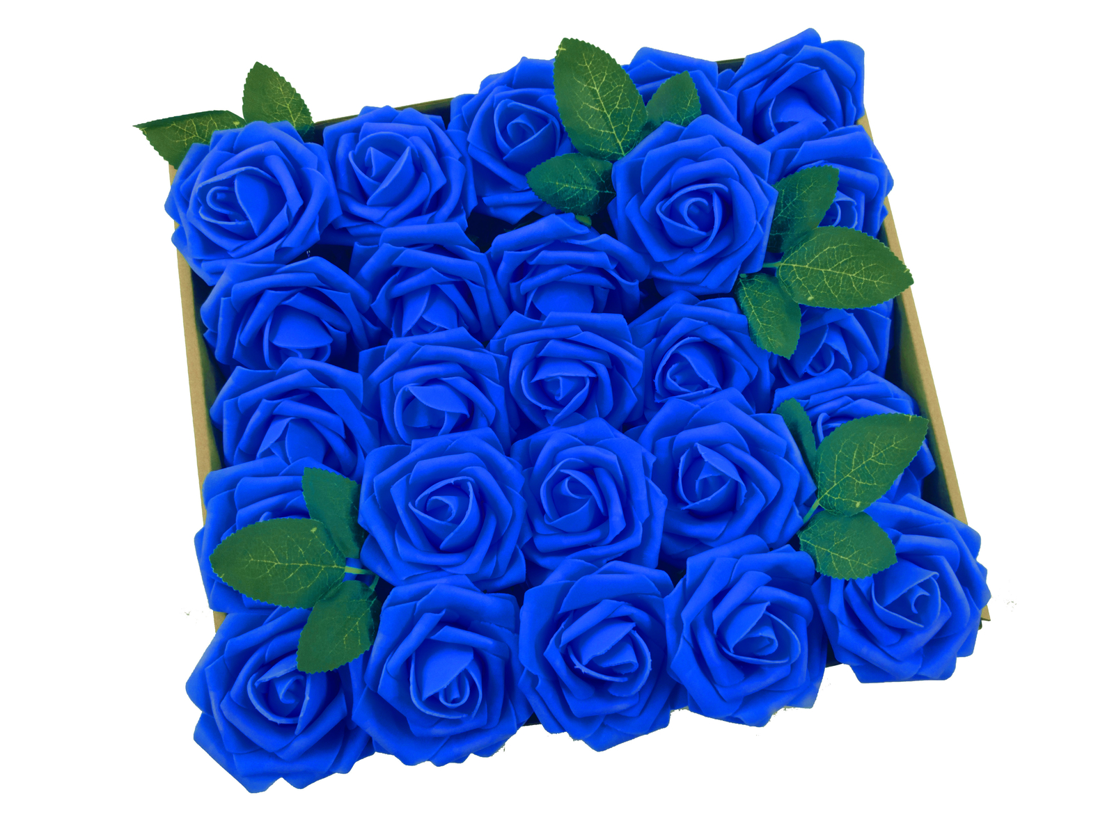 25/50 Foam Rose Artificial Flowers – Bridal Bouquet for Wedding Party Decor