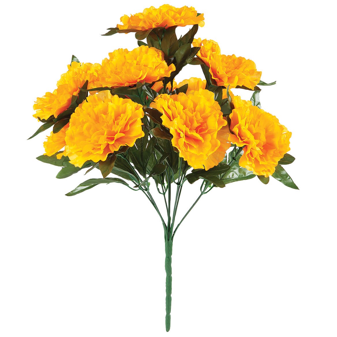 Artificial Zinnia Bush by OakRidge, Red