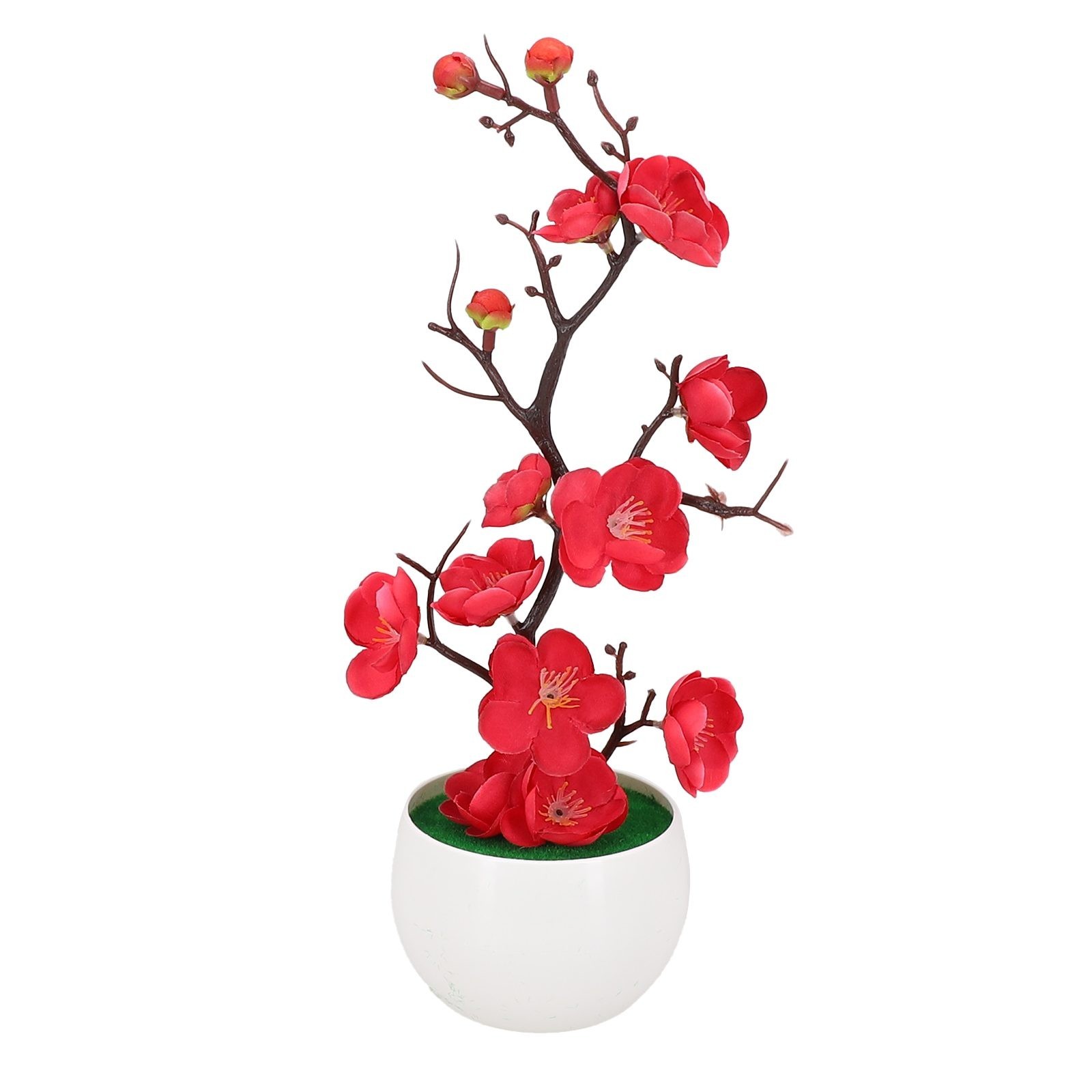 Artificial Potted Flower Flower Fake False Garden In Pot Indoor Outdoor