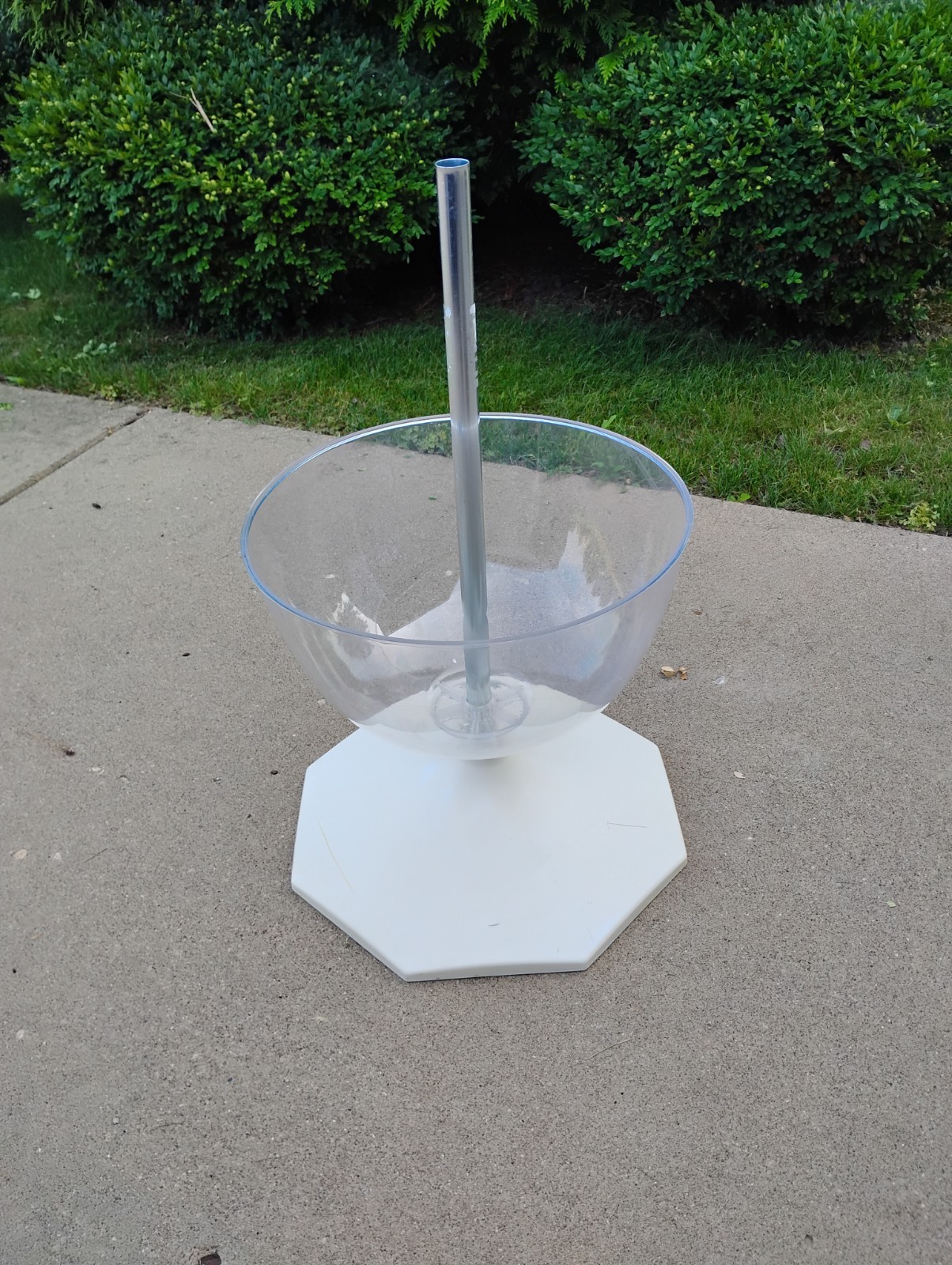 Vintage Mod Spaceage Terrarium Dome Floor Plant Stand Atomic MCM BASE ONLY
