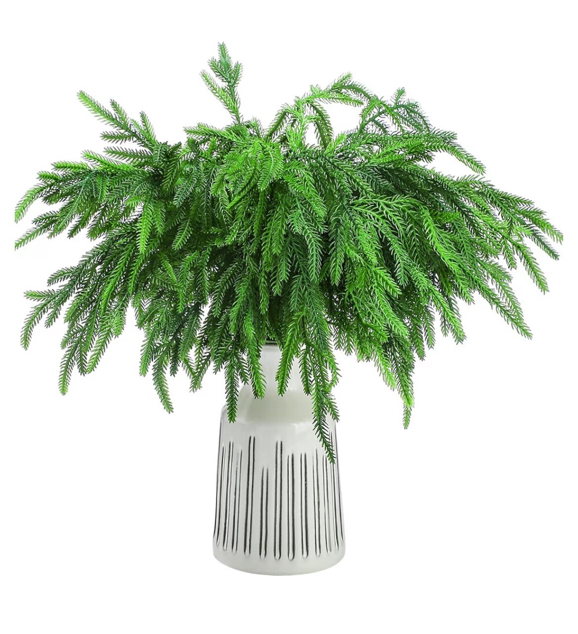 Realistic Norfolk Pink Branches (faux) Holiday Christmas Winter Decor Set Of 30