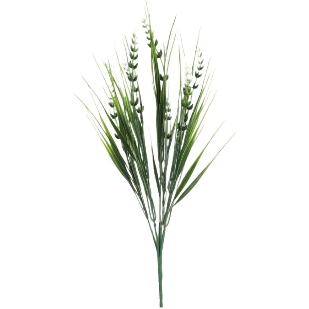 35cm Lavender Eucalyptus Fake Flower Stem for Balcony Patio Indoor Use