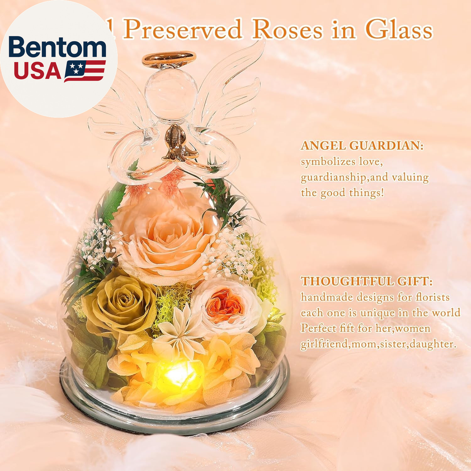 Gifts for Mom Mothers Day Birthday Gifts for Women Preserved Rose Forever Flower