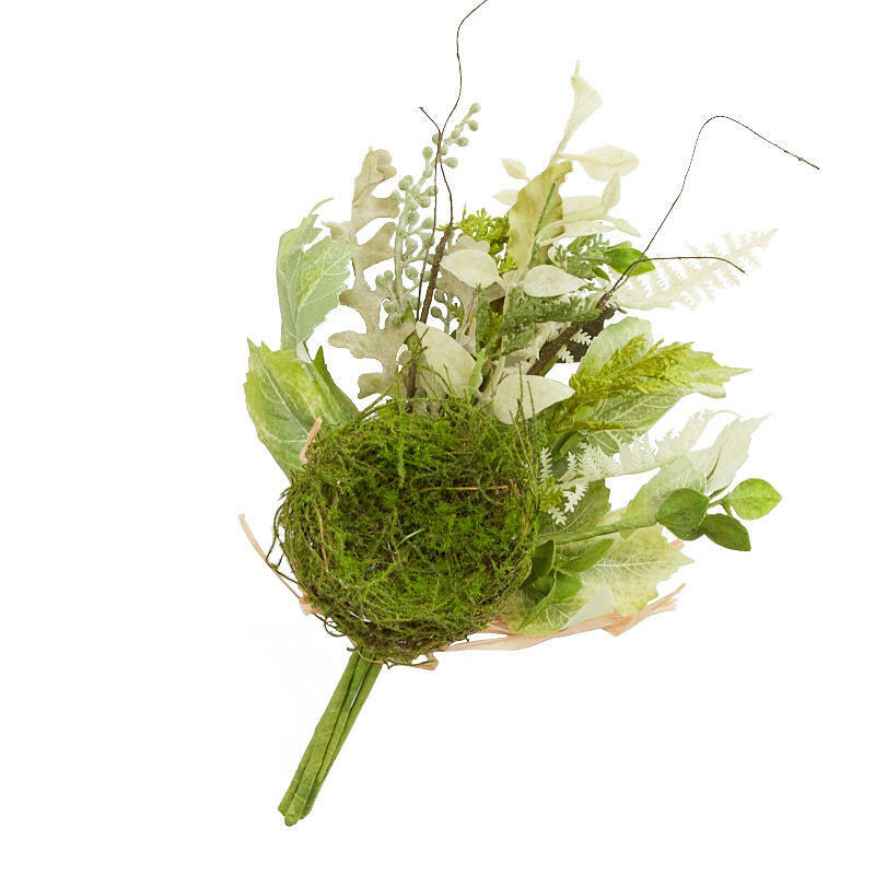 Factory Direct Craft Artificial Fern and Leaf Bird’s Nest Bundle