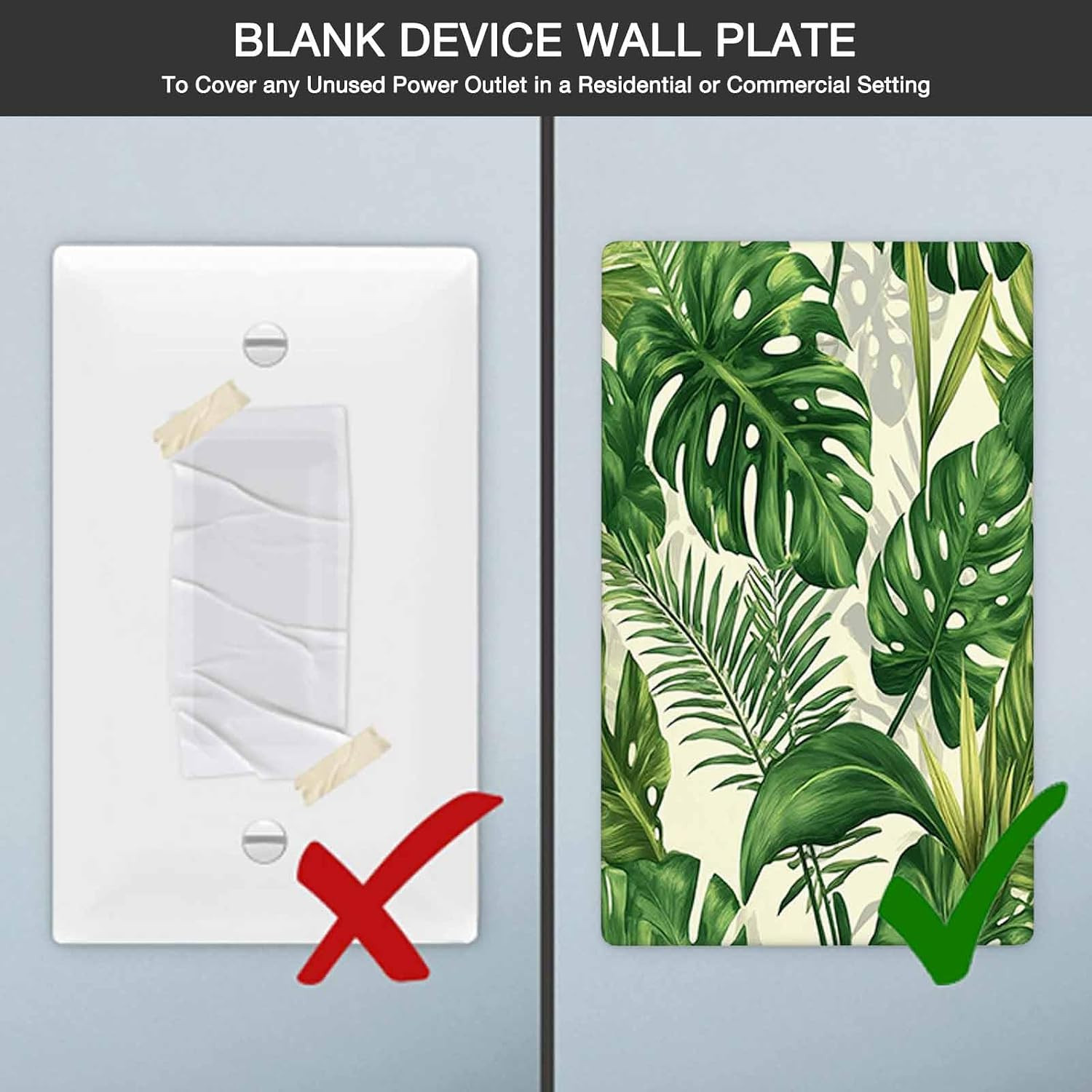 Green Palm Leaf Blank Light Wall Plate Plant Tree Banana Leaves Botany Blank …