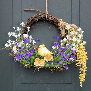 24 Bundles Artificial Fall Flowers Outdoor Indoor Decoration, Fake Plastic