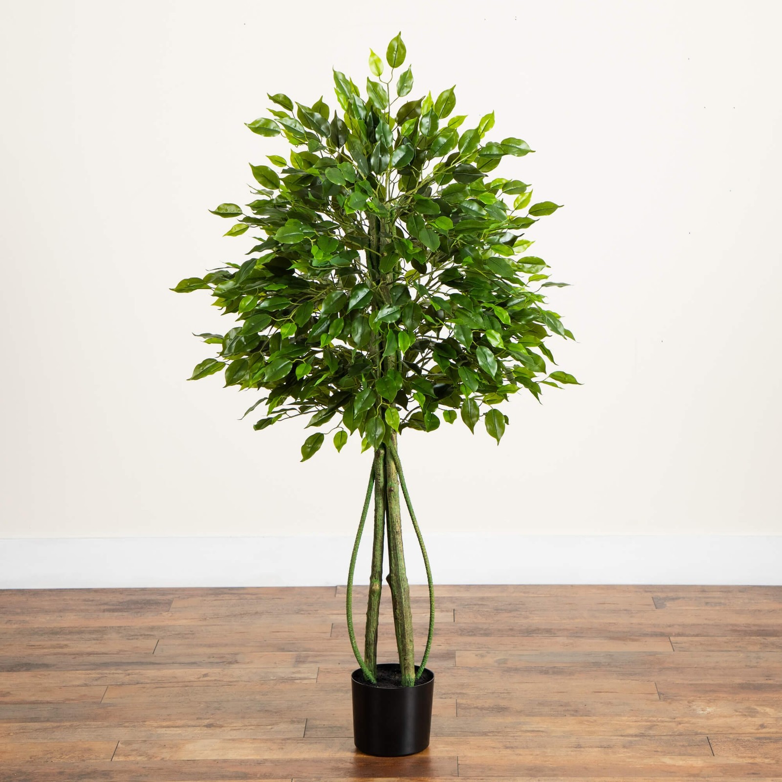Nearly Natural 4.5ft UV Resistant Artificial Ficus Tree (Indoor/Outdoor)