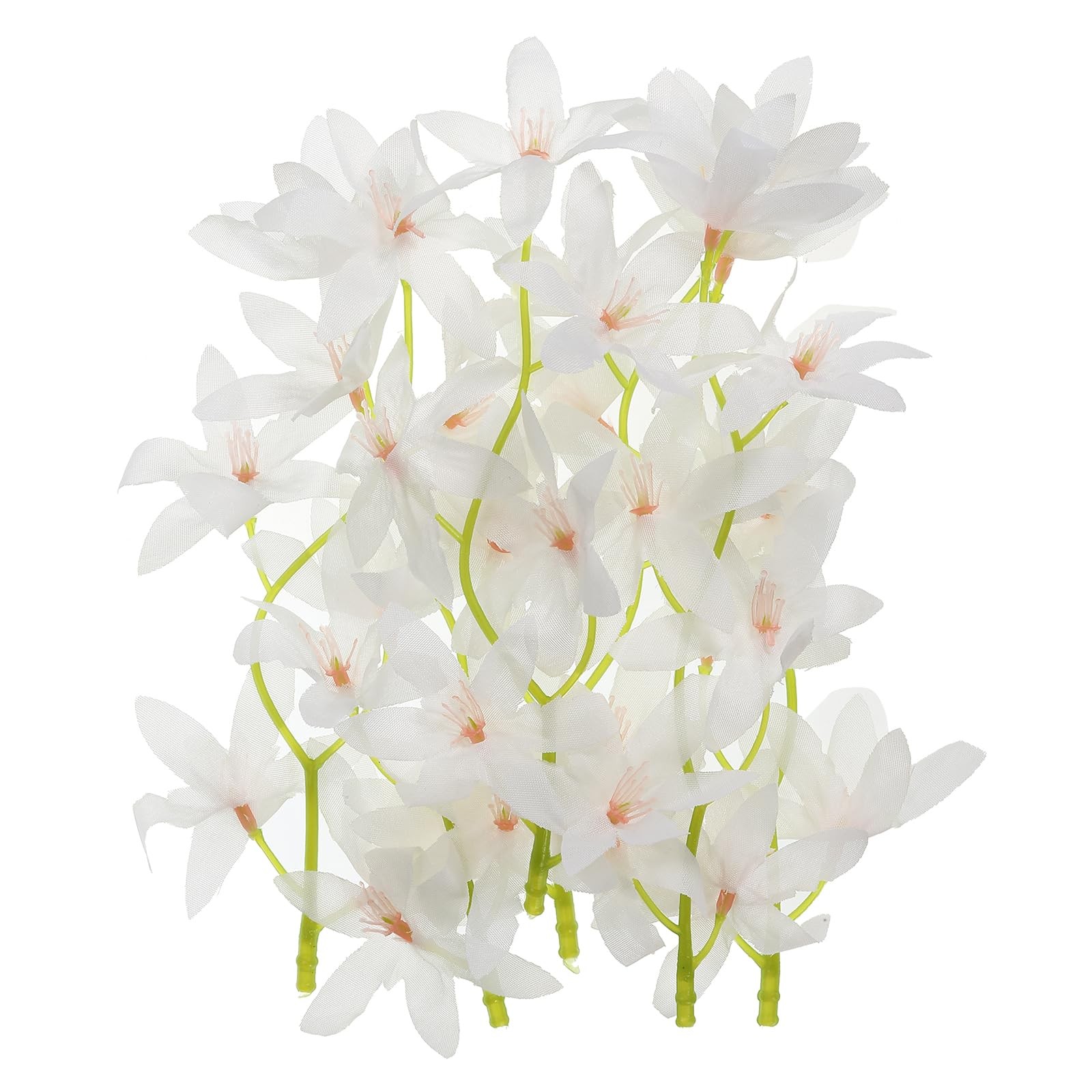 7 Inch Artificial Orchid Flower, 12 Pcs Floating Candles Simulation Flower Cy…