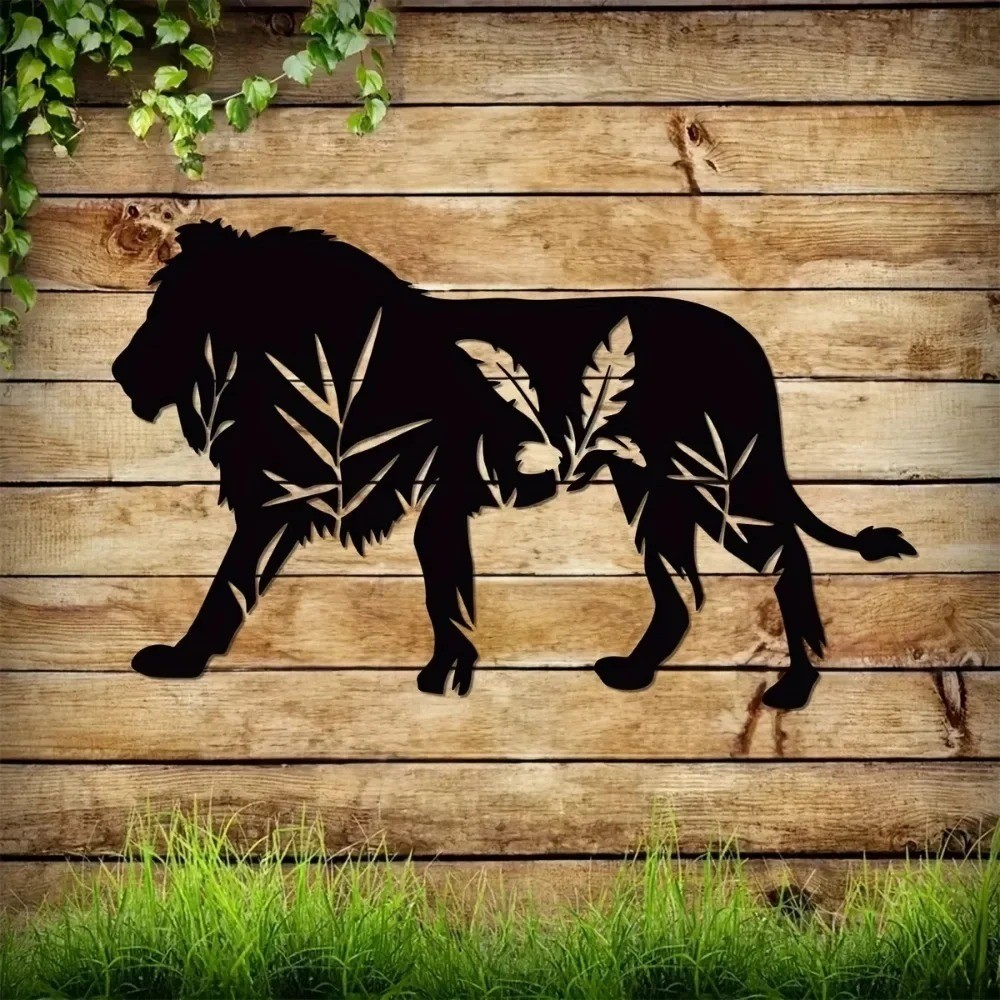 Lion Metal Wall Art Perfect for Kitchen Bathroom Living Room Home Accents Decor