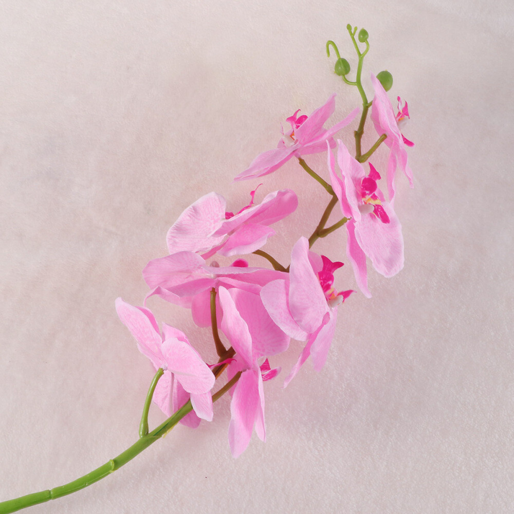 Artificial Plants Flower Arrangements Orchid Faux Stem Touch