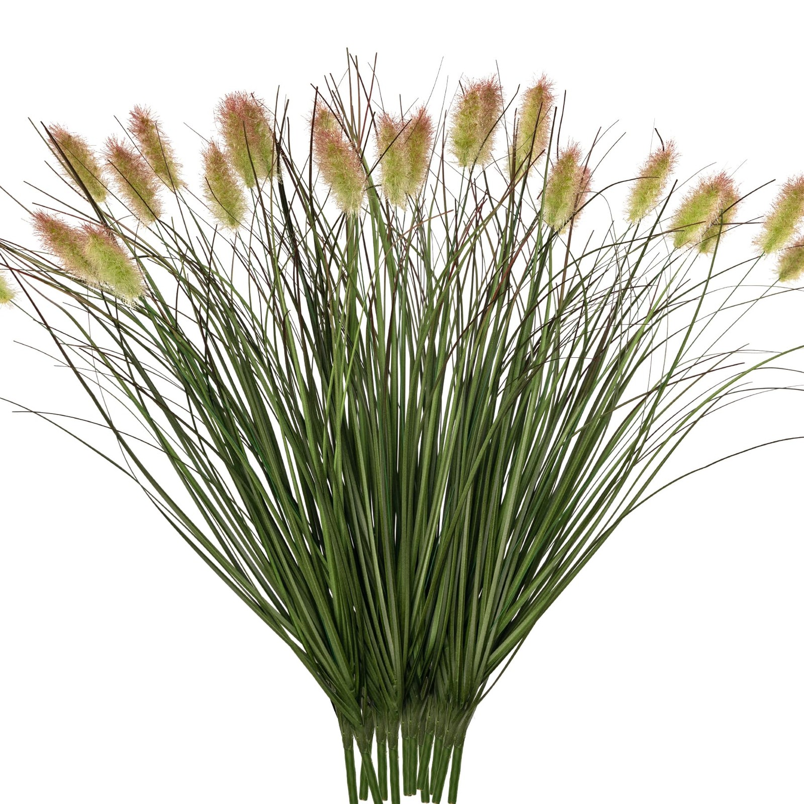 Artificial Grass, Fake Grass, Artificial Shrubs, Wheatgrass Cattails Fake Gra…