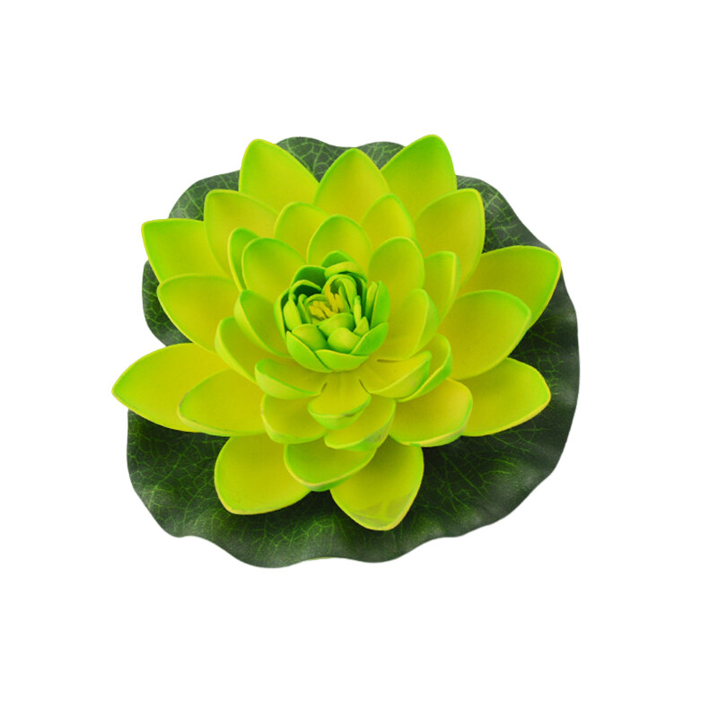 10cm/17cm Simulated Lotus Flower Fake Plant Pond Decor Artificial Water Lily.