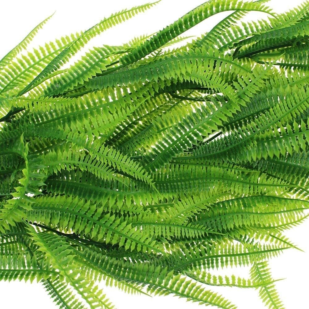 8pcs Artificial Hanging Plants Flowers Outdoor Fake Fern Garland Wedding Decor