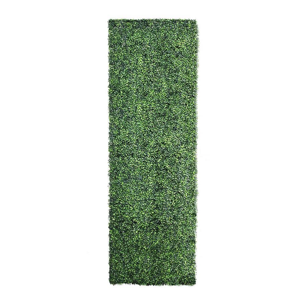 Ejoy 40 in. x 120 in. Artificial Light Green Boxwood Roll Panels UV Protected
