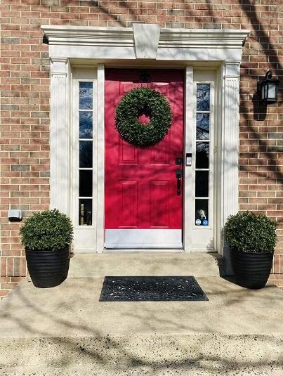 24”T 18”D BOXWOOD BALLS SHAPE FAKE BUSHES ARTIFICIAL FAUX PLANTS OUTDOOR AND I